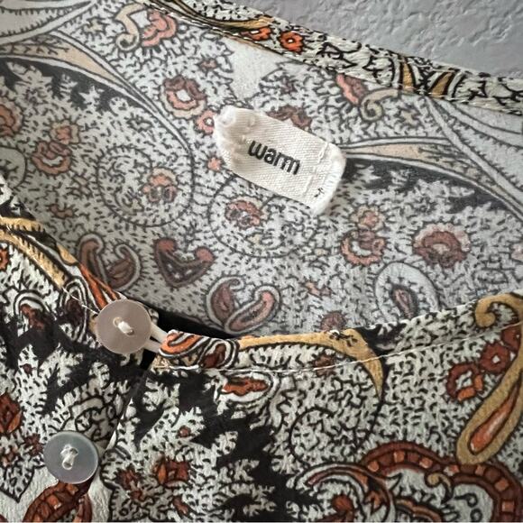 Warm NY Veronique Silk Patterned Blouse - Picture 7 of 9